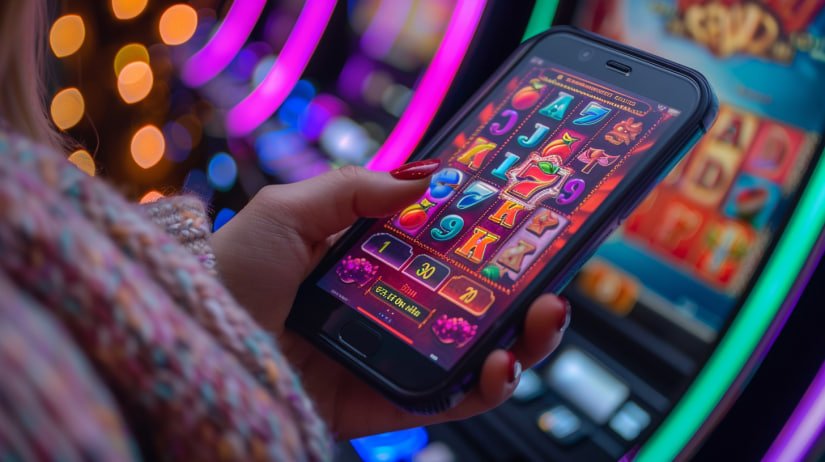 Casino game lobby showing slots and live dealer tables on tongits plus